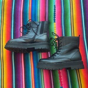 Torrid Black Combat Boots